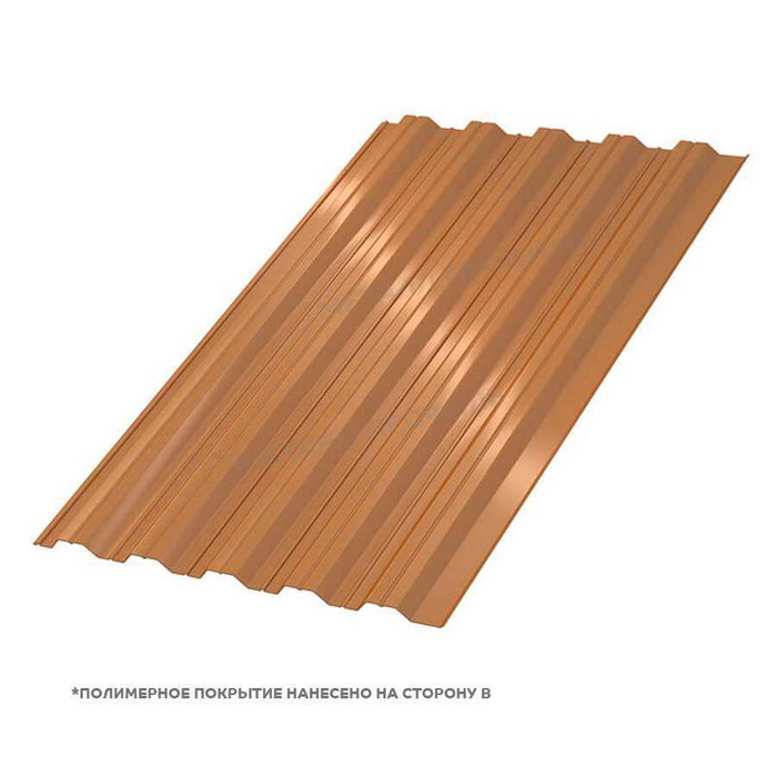 Профлист Металл Профиль НС-35 0,5 AGNETA® Copper/Copper/Медный/Медный