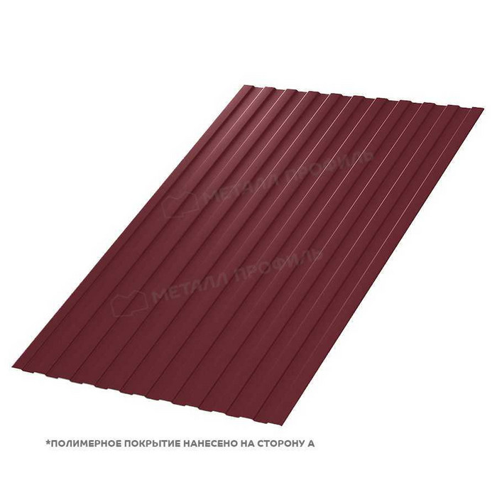 Профлист Металл Профиль С-8 0,5 VikingMP® E RAL 3005 Красное вино | B