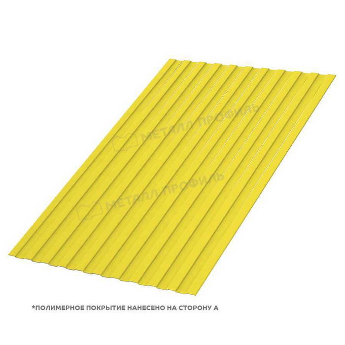 Профлист Металл Профиль С-8 0,5 NormanMP RAL 1018 Желтый цинк | A