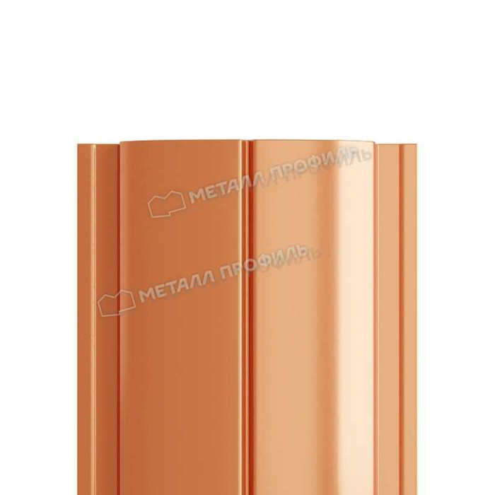 Штакетник Металл Профиль ELLIPSE-T 0,5 AGNETA® Copper/Copper Медный/Медный