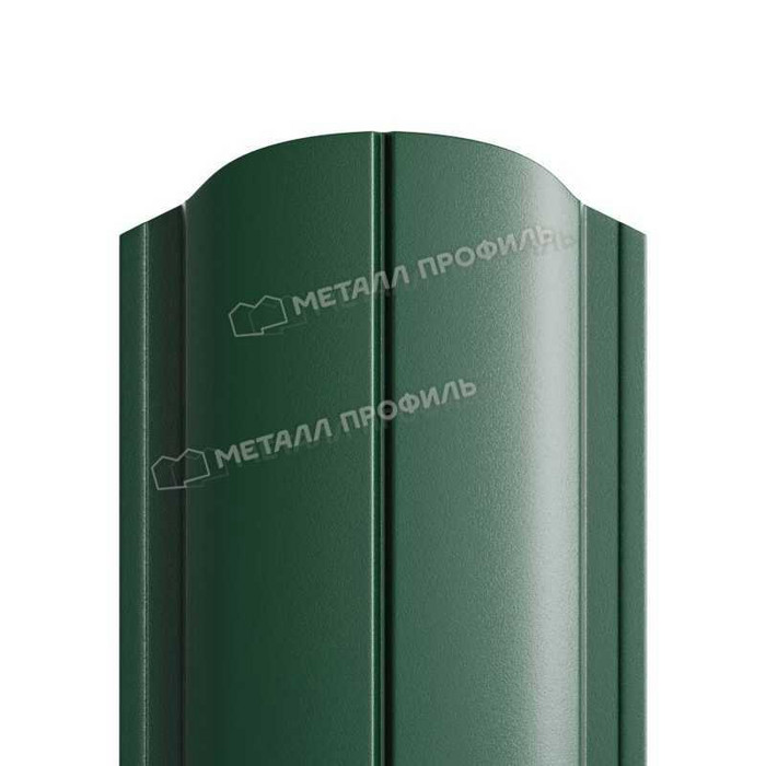 Штакетник Металл Профиль ELLIPSE-O 0,5 PURMAN® RAL6005 Зеленый мох