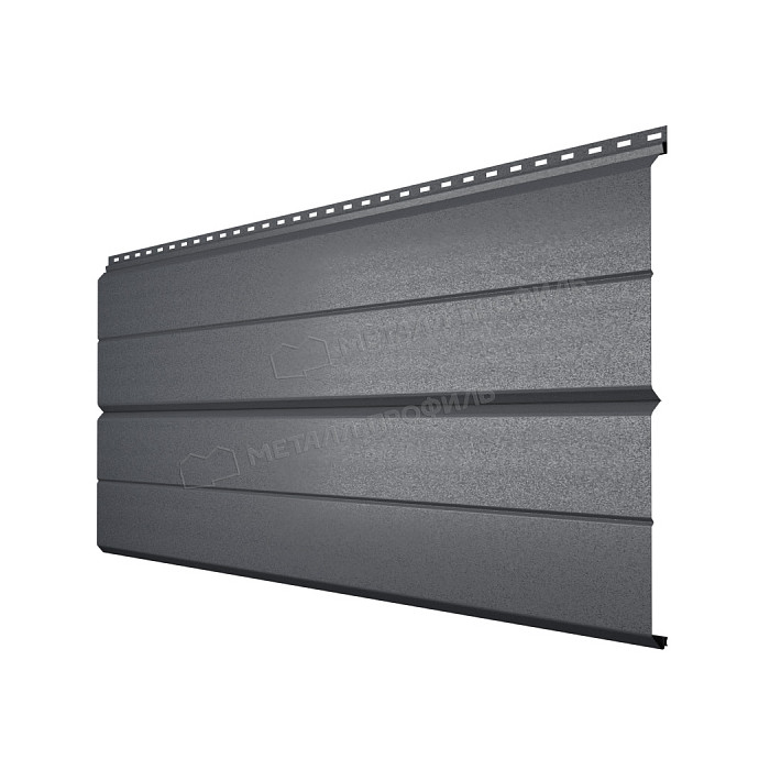 Сайдинг МЕТАЛЛ ПРОФИЛЬ Lбрус-XL-Н-14х335 (PureTech_Mat-20-7024-0.5)