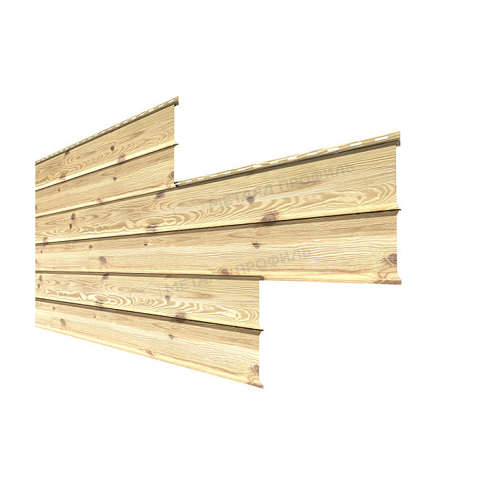 Сайдинг МЕТАЛЛ ПРОФИЛЬ Lбрус-XL-Н-14х335 (ECOSTEEL_T-12-Орех-0.45)