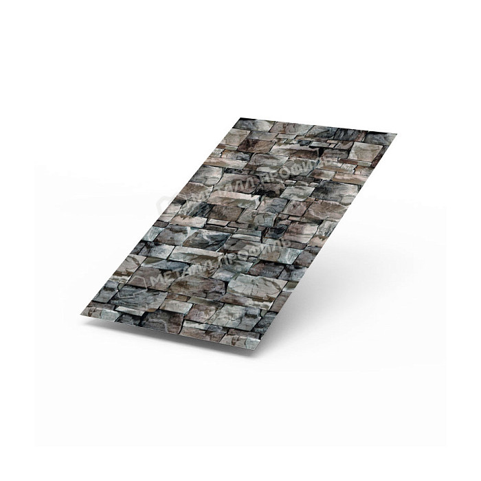 Лист плоский (ECOSTEEL-01-Белый Камень ПР-0.5)